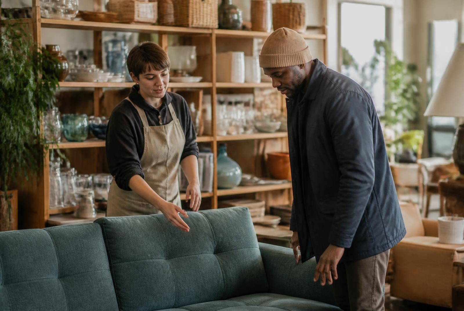 The sales floor at Jubilee Furniture