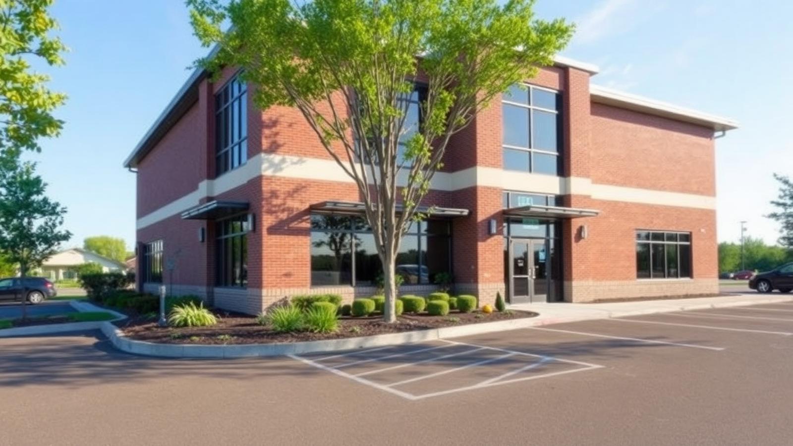 Exterior of Outreach Central Office in Carol Stream, IL